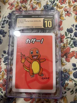Pristine 10 - Charmander Pokemon Playing Cards - 2019 Old Maid - Image 1