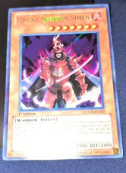 Great Shogun Shien LCGX-EN233 Legendary Collection 2 Secret 1st edition Card - Image 1
