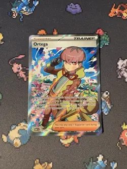 Pokemon Cards Ortega 219/197 Full Art Secret Rare Obsidian Flames - (NM) - Image 1