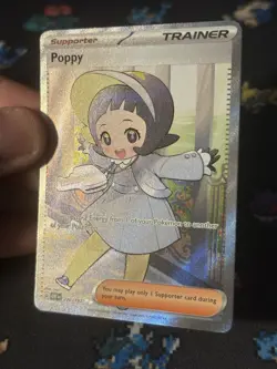 Pokemon Cards Poppy 220/197 Full Art Secret Rare Obsidian Flames - (NM) - Image 2