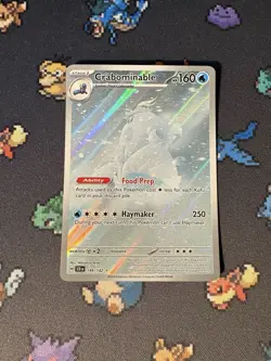 Pokemon Cards Crabominable 145/142 Illustration Rare Stellar Crown - (NM) - Image 1