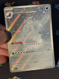 Pokemon Cards Crabominable 145/142 Illustration Rare Stellar Crown - (NM) - Image 2