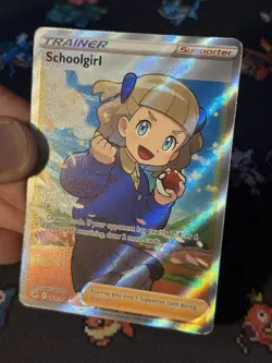 Pokemon Cards Schoolgirl 262/264 Ultra Rare Full Art Fusion Strike - (NM) - Image 2