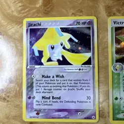 Pokemon 2004 Rare Mixed Card Lot of 4 - Victreebel, Jirachi, Medicham, Rhydon - Image 2