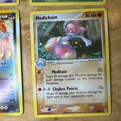 Pokemon 2004 Rare Mixed Card Lot of 4 - Victreebel, Jirachi, Medicham, Rhydon - Image 4
