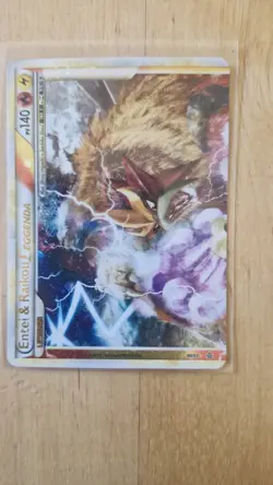 Entei And Raikou Legend Top Card #90/95 Pokemon Unleashed 2010 ITA - Image 1