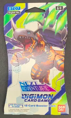 2022 Digimon Card Game Factory Sealed x4 12 Card Booster Pack Next Adventure - Image 3