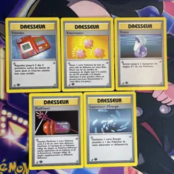 First Edition Shadowless Pokemon Card Lot Vintage WOTC LP/NM French - Image 1