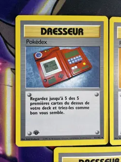 First Edition Shadowless Pokemon Card Lot Vintage WOTC LP/NM French - Image 2