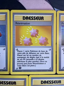 First Edition Shadowless Pokemon Card Lot Vintage WOTC LP/NM French - Image 3