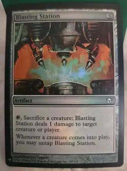 Magic: The Gathering Blasting Station Artifact Card Mystery Booster - Image 1