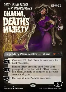 1x Liliana, Death's Majesty Light Play MTG Magic - Kid Icarus - - Image 1