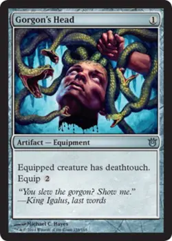 Gorgon's Head Light Play, English Magic the Gathering MTG Born of the Gods - Image 1