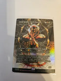 Iron Spider, Civil Warrior Borderless FOIL MTG Marvel Eternal-Legal Nm/m - Image 1