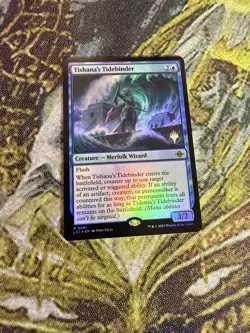 MTG Tishana's Tidebinder The Lost Caverns of Ixalan Promo Pack Foil NM Rare - Image 1