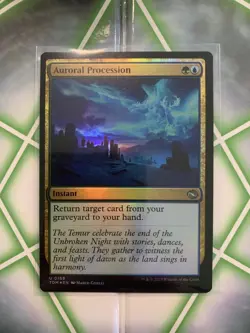 Auroral Procession 0169 Foil Uncommon Tarkir: Dragonstorm Magic The Gathering NM - Image 1