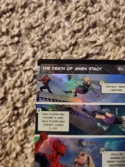 MAGIC MTG MARVEL SPIDER-MAN 0223 R THE DEATH OF GWEN STACY FOIL BORDERLESS - Image 2