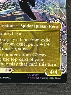 Gwen Stacy (0209) (Borderless) Marvel's Spider-Man Foil NM Magic The Gathering - Image 4