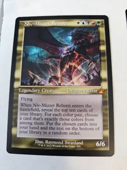 MTG - Niv-Mizzet Reborn Retro Frame - Ravnica Remastered - Image 1