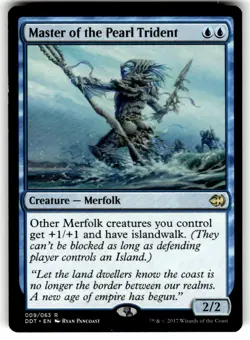 Master of the Pearl Trident Duel Decks: Merfolk vs. Goblins Regular MTG - Image 1