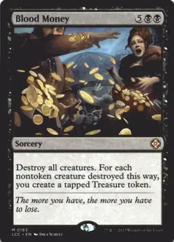 MTG Blood Money Normal NM Commander: The Lost Caverns of Ixalan Magic 183 - Image 1