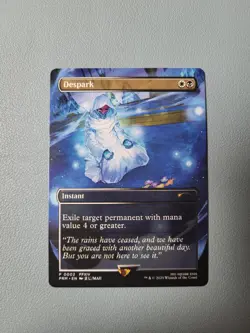 Despark Final Fantasy Promo Regular. Misprint shifted stamp. Mtg. LP or better. - Image 1
