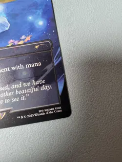 Despark Final Fantasy Promo Regular. Misprint shifted stamp. Mtg. LP or better. - Image 5