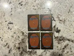 Snow-Covered Plains x4 - Magic the Gathering Ice Age Snow Covered Plains Played - Image 2