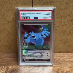 ⚔DOUBLE SWORD ERROR⚔ Genie On The Job PSA 10 Enchanted Disney Lorcana IN HAND! - Image 1