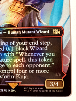 Kuja, Genome Sorcerer - (Borderless FOIL) - FINAL FANTASY - NM MTG - Image 4