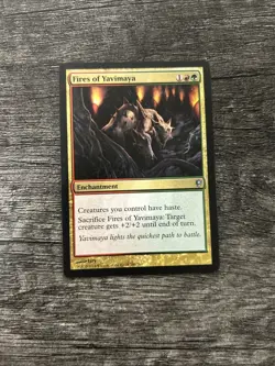 MTG 1x Fires of Yavimaya x1 LP Conspiracy - Image 1