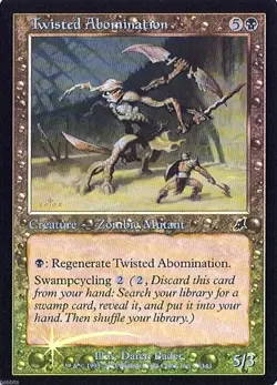 Twisted Abomination FOIL Scourge MtG LP - Image 1