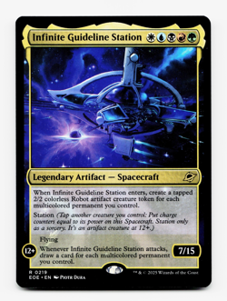 Infinite Guideline Station [Edge of Eternities] MTG Magic NM/M ⚪💧💀🔥🌳 - Image 1