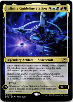 Infinite Guideline Station [Edge of Eternities] MTG Magic NM/M ⚪💧💀🔥🌳 - Image 3
