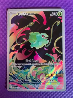 2025 Pokemon Bulbasaur - (Mega Evolution Stamped) 133/132 - Enhanced Box Topper - Image 1