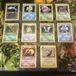 Vintage Holofoil Pokemon Card Lot Of 10 WOTC Rare Holo First Edition Team Rocket - Image 1