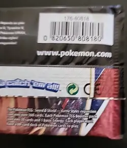 Pokemon TCG Sword & Shield Battle Styles Booster Pack - New/Sealed - Image 3
