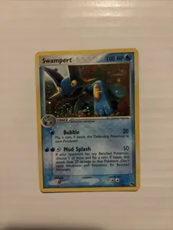Swampert 5/17 Pop Series 1 Holo Rare Promo 2004 Vintage Pokemon TCG Card - Image 1