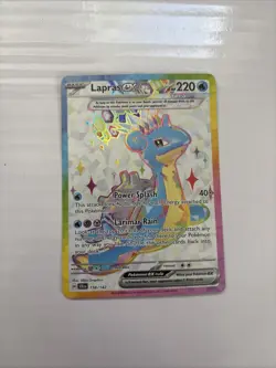 Pokemon TCG Lapras EX Full Art Ultra Rare Holo Card 158/142 Mint/Near Mint - Image 1