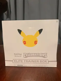 Pokemon Celebrations Elite Trainer Box ETB 25th Anniversary New Factory Sealed 820650809439 - Image 1