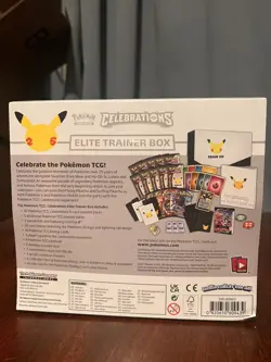 Pokemon Celebrations Elite Trainer Box ETB 25th Anniversary New Factory Sealed 820650809439 - Image 4