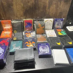 Pokemon ETB Sleeves SEALED Lot of 20 Sealed Packs of Sleeves Pokemon TCG & Extra - Image 1