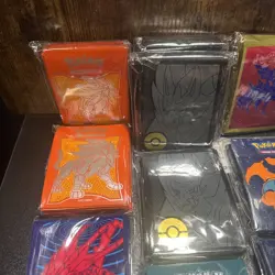 Pokemon ETB Sleeves SEALED Lot of 20 Sealed Packs of Sleeves Pokemon TCG & Extra - Image 2