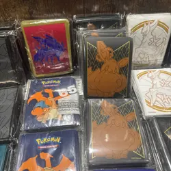 Pokemon ETB Sleeves SEALED Lot of 20 Sealed Packs of Sleeves Pokemon TCG & Extra - Image 3