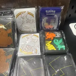 Pokemon ETB Sleeves SEALED Lot of 20 Sealed Packs of Sleeves Pokemon TCG & Extra - Image 4