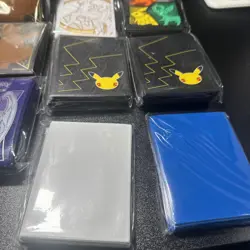 Pokemon ETB Sleeves SEALED Lot of 20 Sealed Packs of Sleeves Pokemon TCG & Extra - Image 5