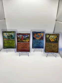 Pokemon 151 Costco Cosmos Promo Set Pikachu Squirtle Charmander Bulbasaur - Image 1