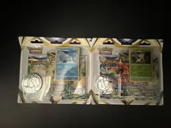 Pokemon TCG Brilliant Stars 3-Pack Blister Leafeon & Glaceon Set of 2 (6 Packs) - Image 1