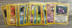 15+ Vintage Pokemon 2000 WOTC Fossil Set Vintage Bulk Lot LP-NM - Image 2
