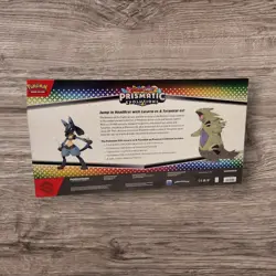 Pokemon TCG Prismatic Evolutions Lucario Ex & Tyranitar Ex Premium Collection - Image 4